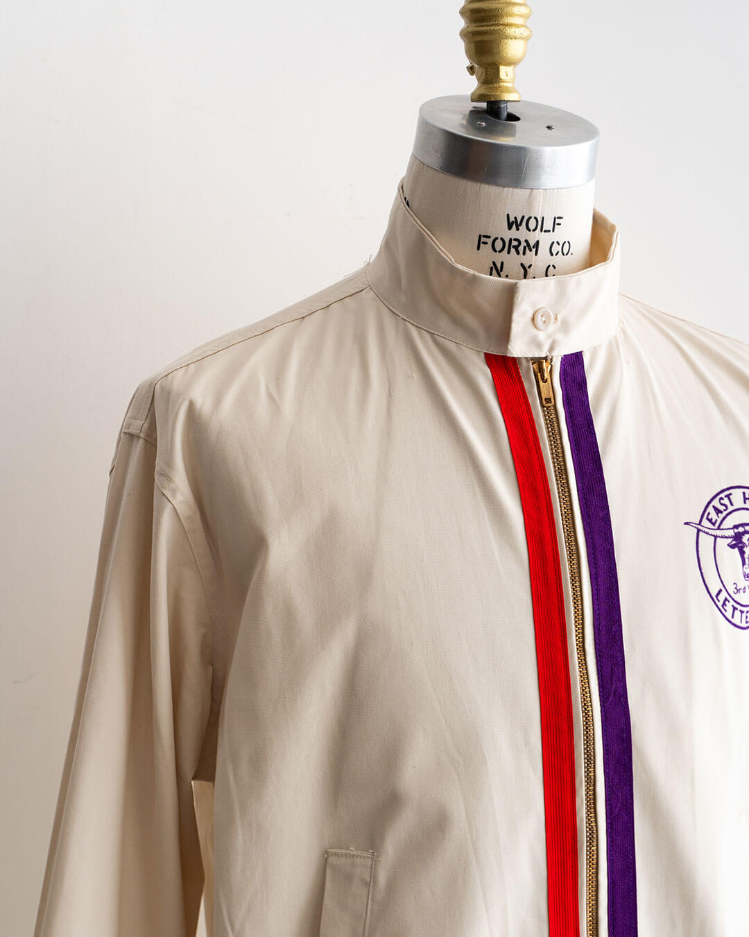 【DEADSTOCK】60s Champion KNITWEAR Zip-Up Cotton Jacket
