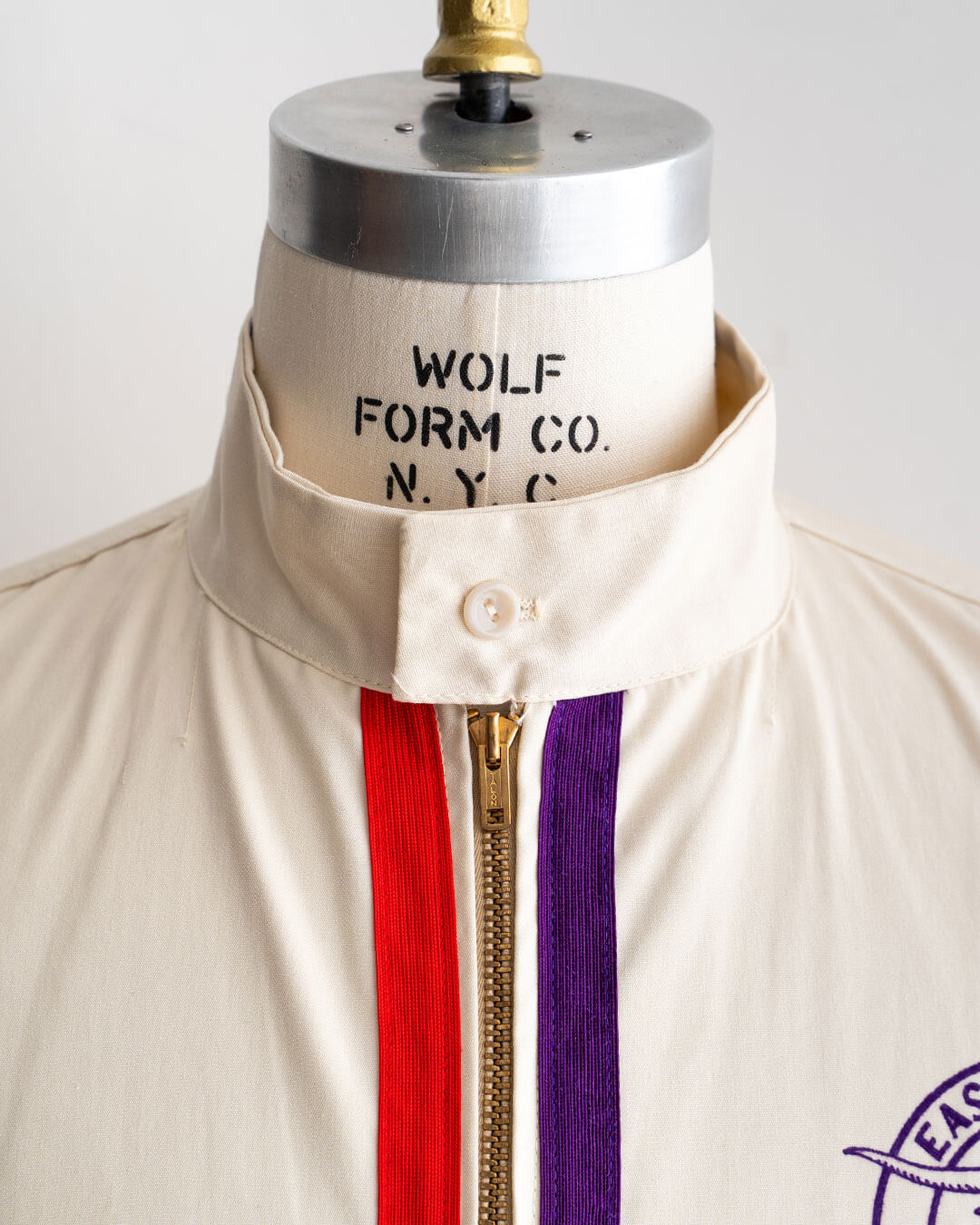 【DEADSTOCK】60s Champion KNITWEAR Zip-Up Cotton Jacket