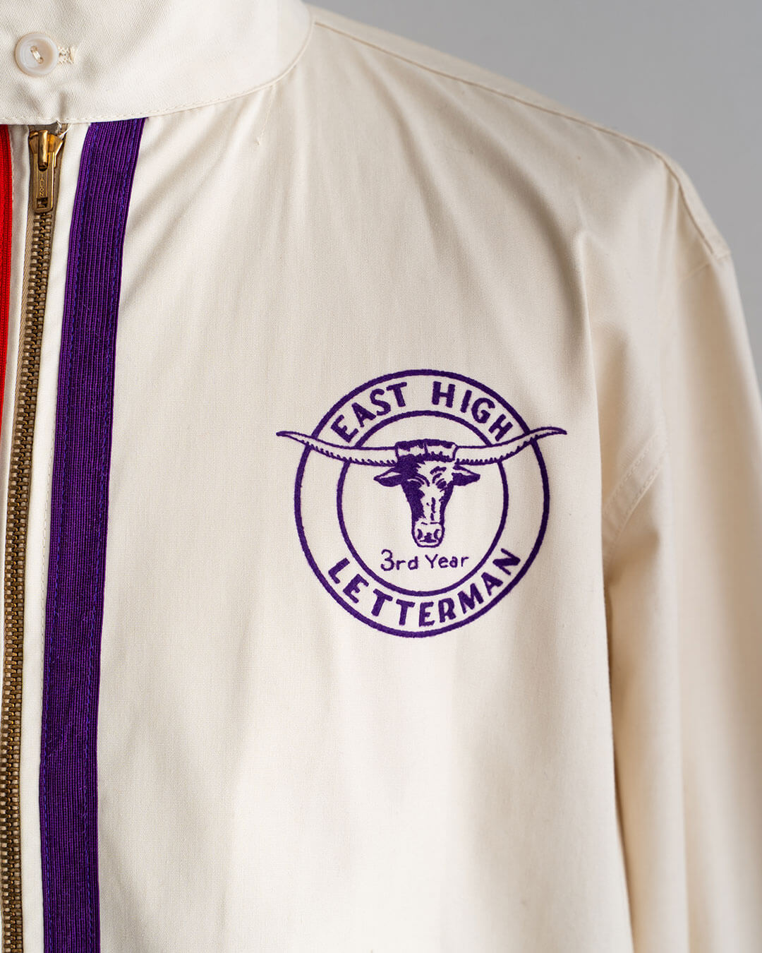 【DEADSTOCK】60s Champion KNITWEAR Zip-Up Cotton Jacket