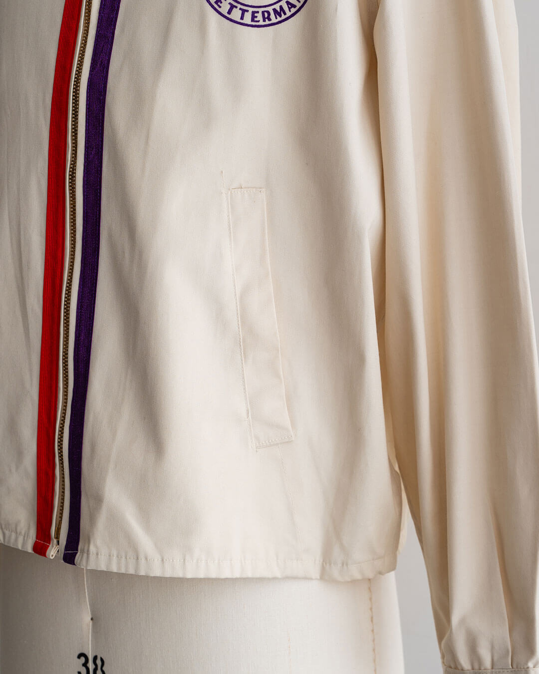 【DEADSTOCK】60s Champion KNITWEAR Zip-Up Cotton Jacket