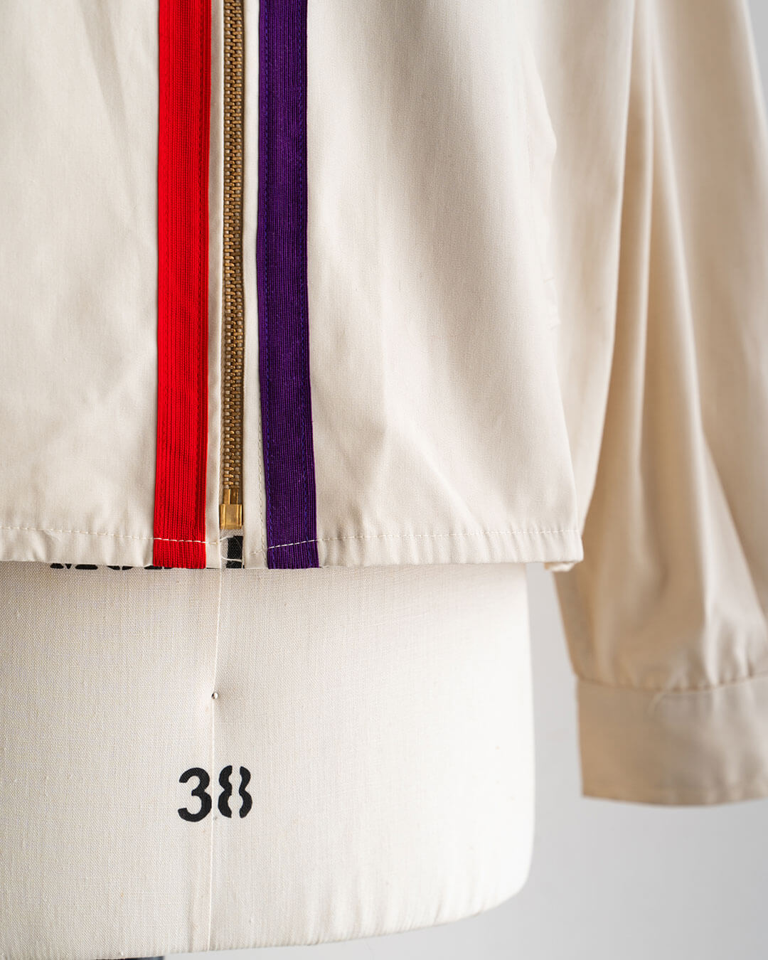 【DEADSTOCK】60s Champion KNITWEAR Zip-Up Cotton Jacket