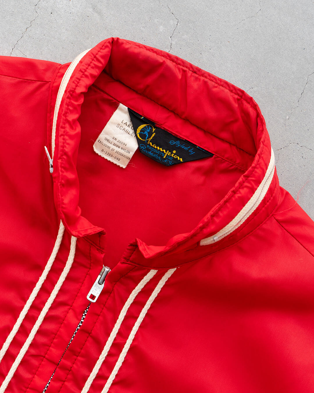 【VINTAGE】70s Champion Nylon Athletic Jacket
