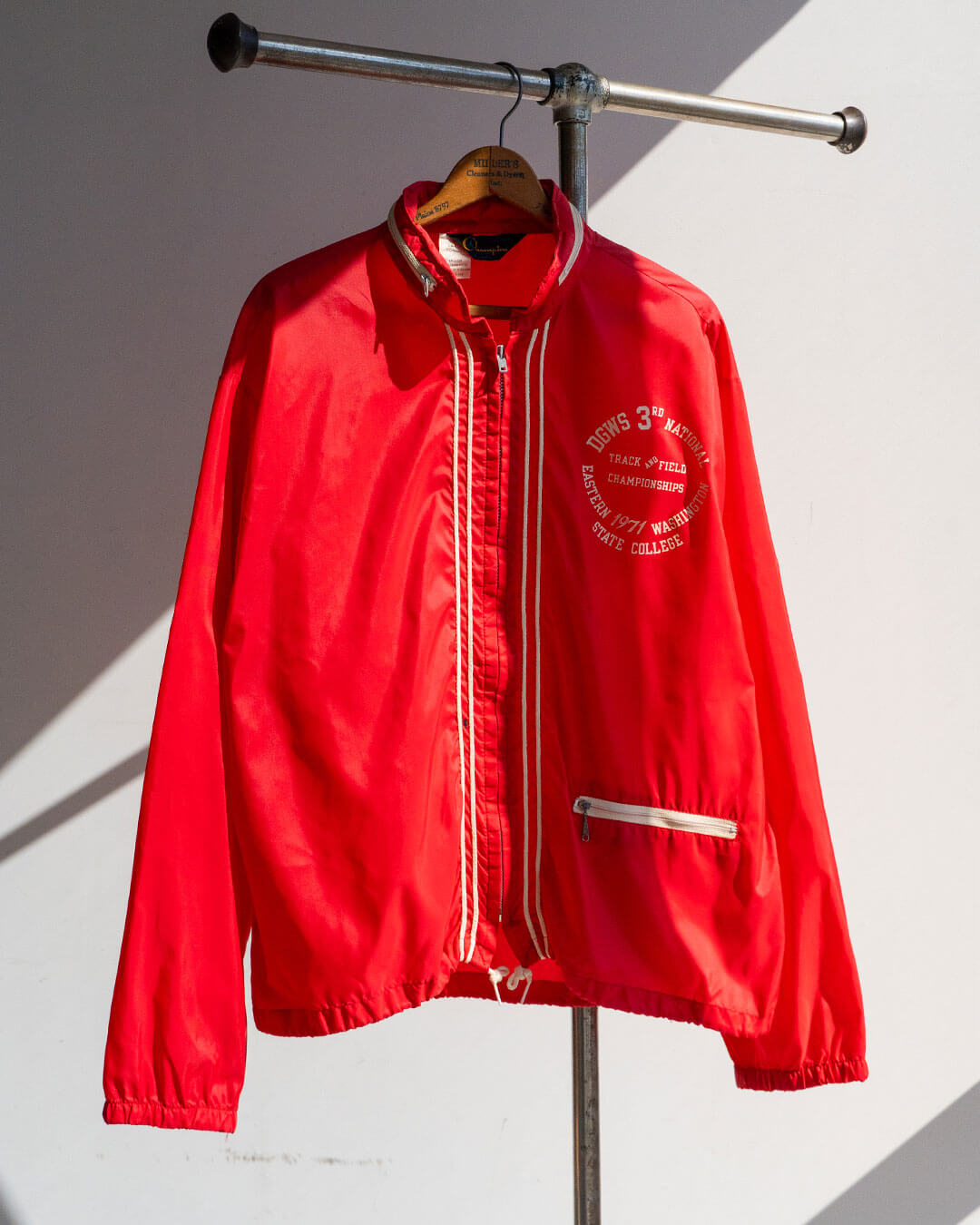【VINTAGE】70s Champion Nylon Athletic Jacket