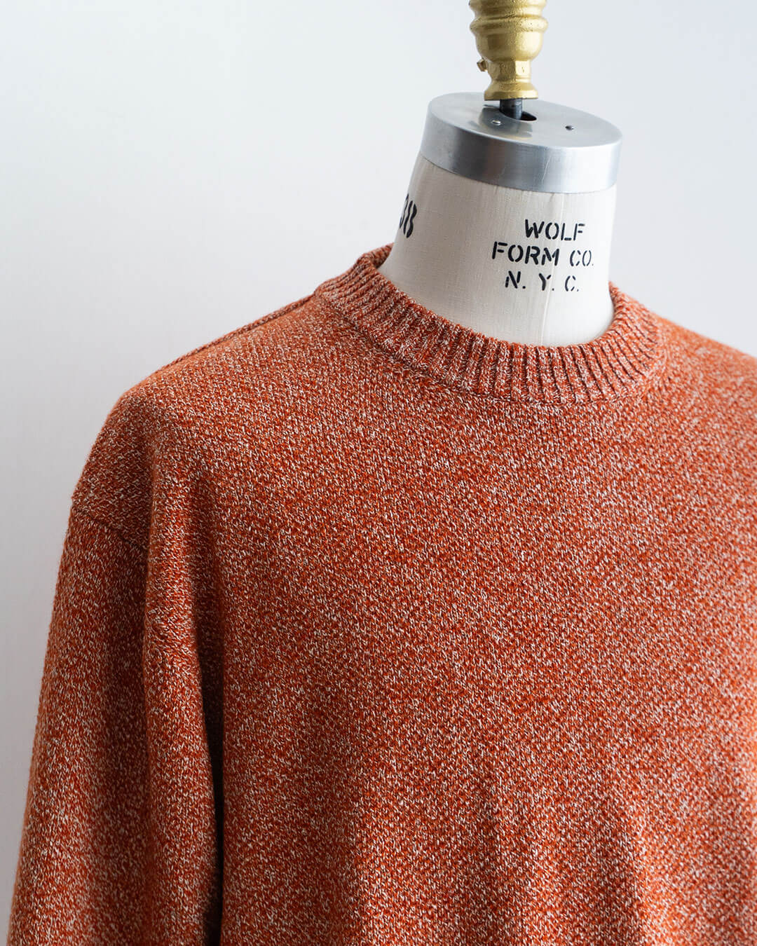 【STILL BY HAND 】7G Wool Silk Crew Neck Pullover