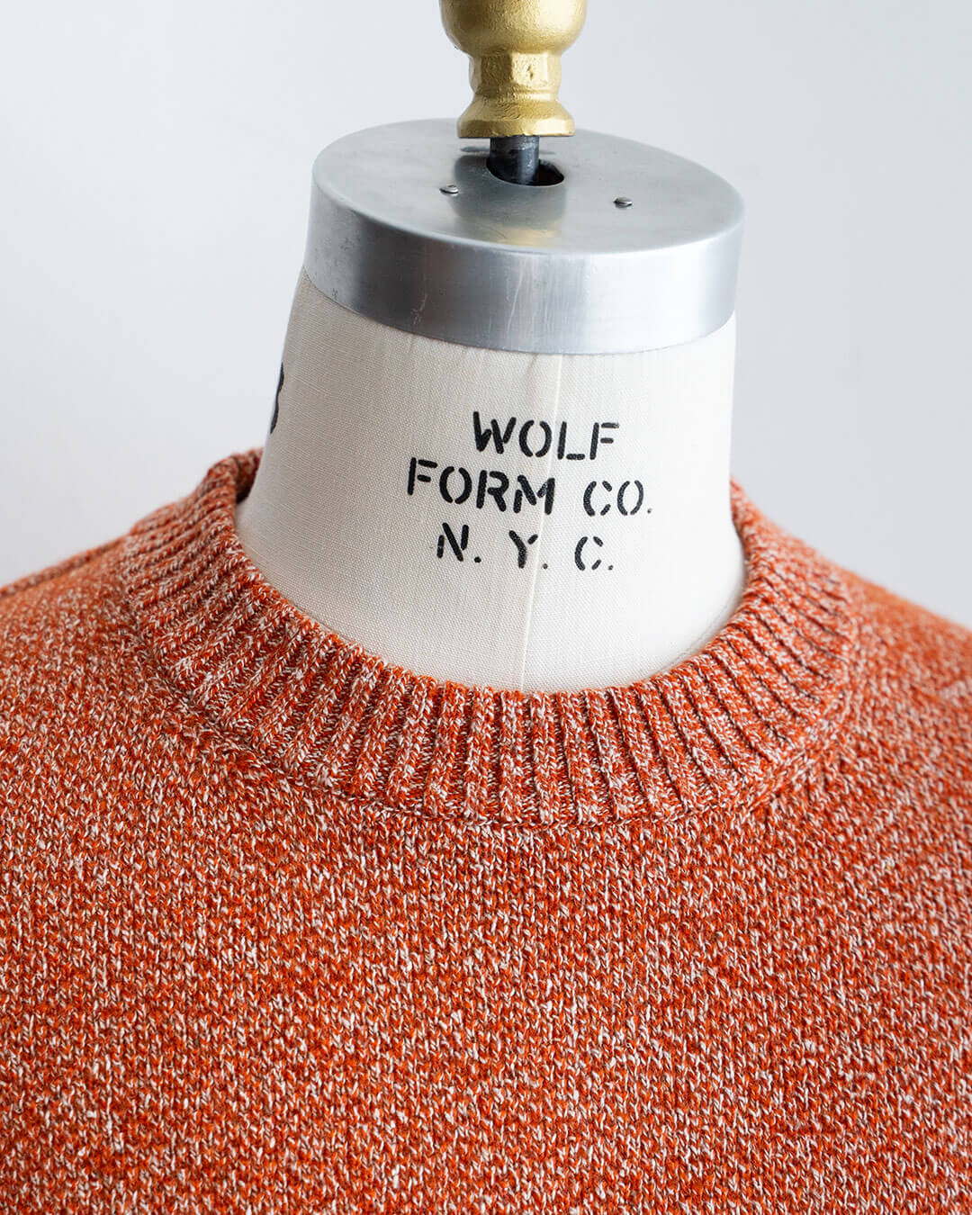 【STILL BY HAND 】7G Wool Silk Crew Neck Pullover