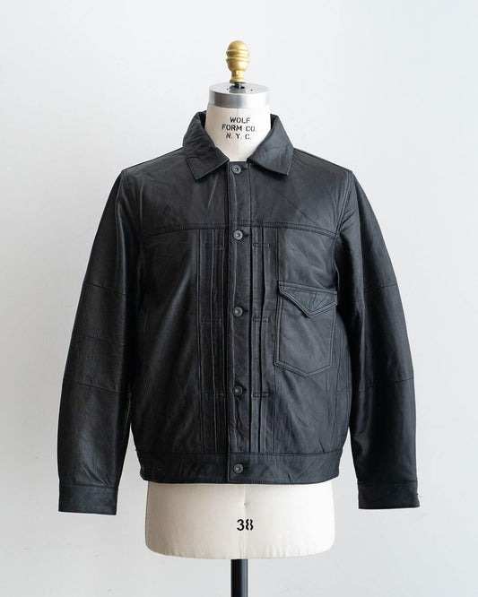 【Yoused】З-Pocket 1st Type Lether Jacket 『Euro Leather』