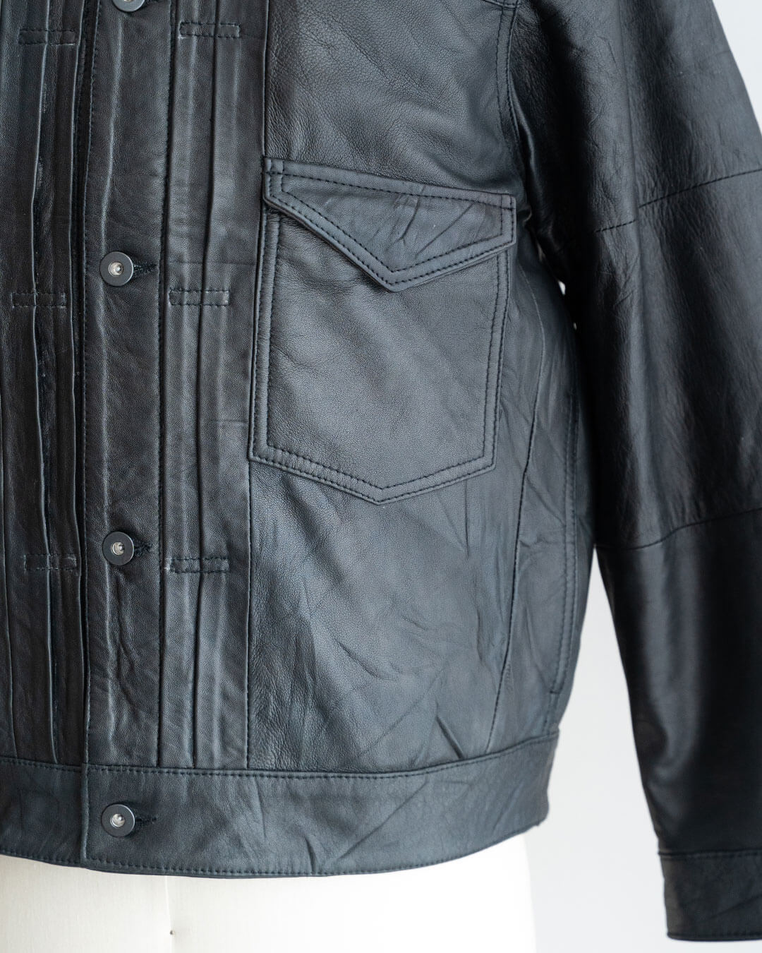 【Yoused】З-Pocket 1st Type Lether Jacket 『Euro Leather』