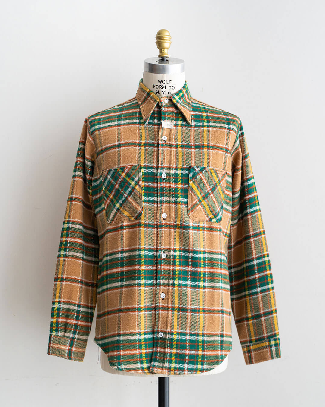 【DEADSTOCK】70s BIG MAC Heavy Flannel Shirt (M-TALL)