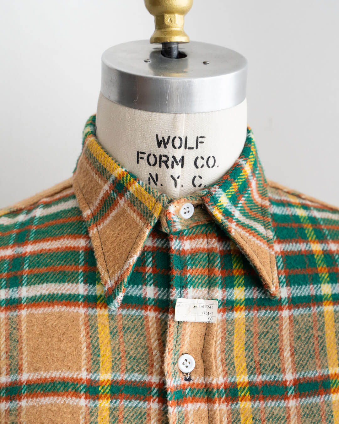 【DEADSTOCK】70s BIG MAC Heavy Flannel Shirt (M-TALL)
