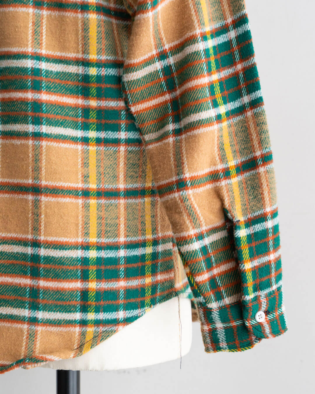 【DEADSTOCK】70s BIG MAC Heavy Flannel Shirt (M-TALL)