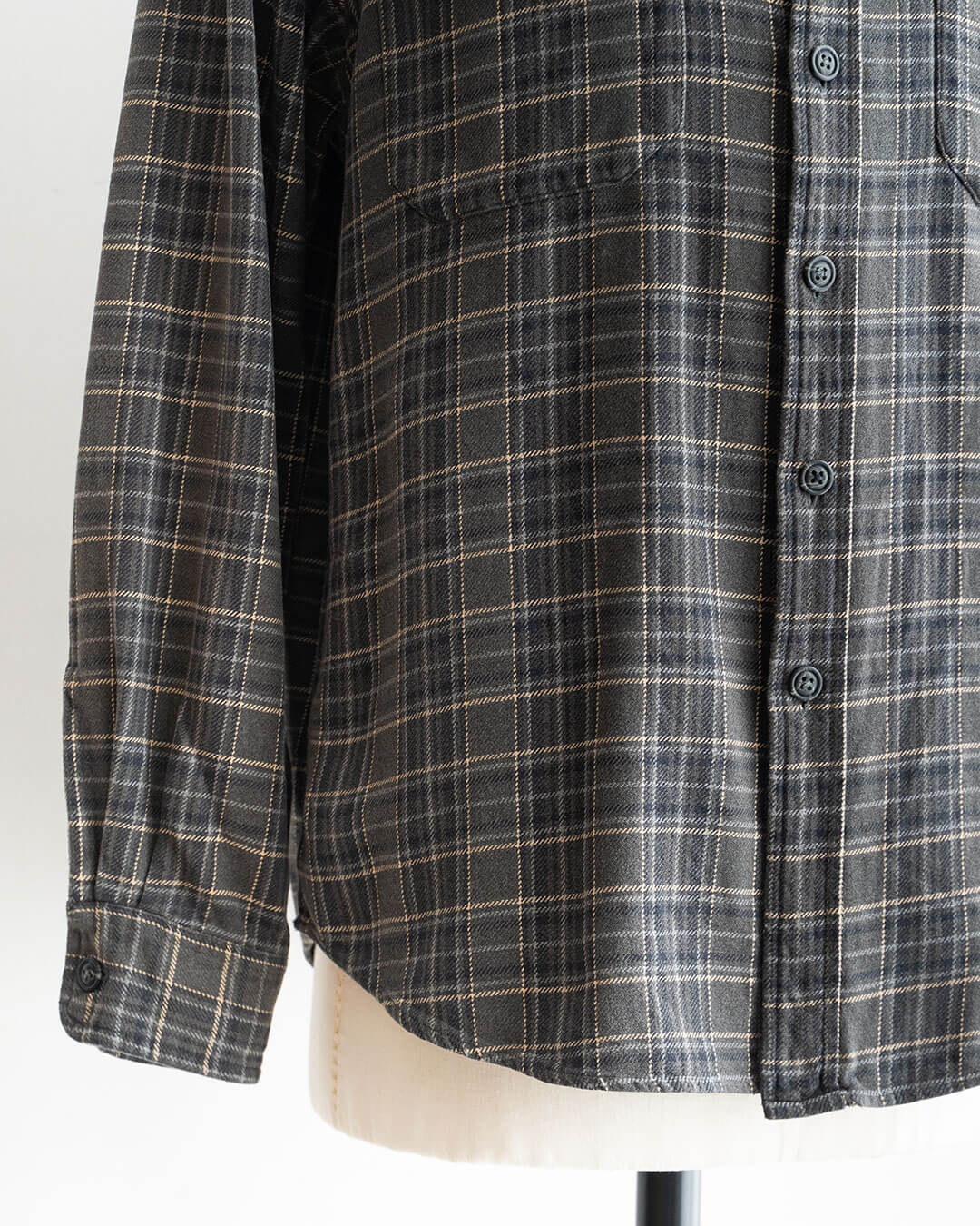 【VINTAGE】90-00s OLD GAP Heavy Cotton Flannel Shirt (M)
