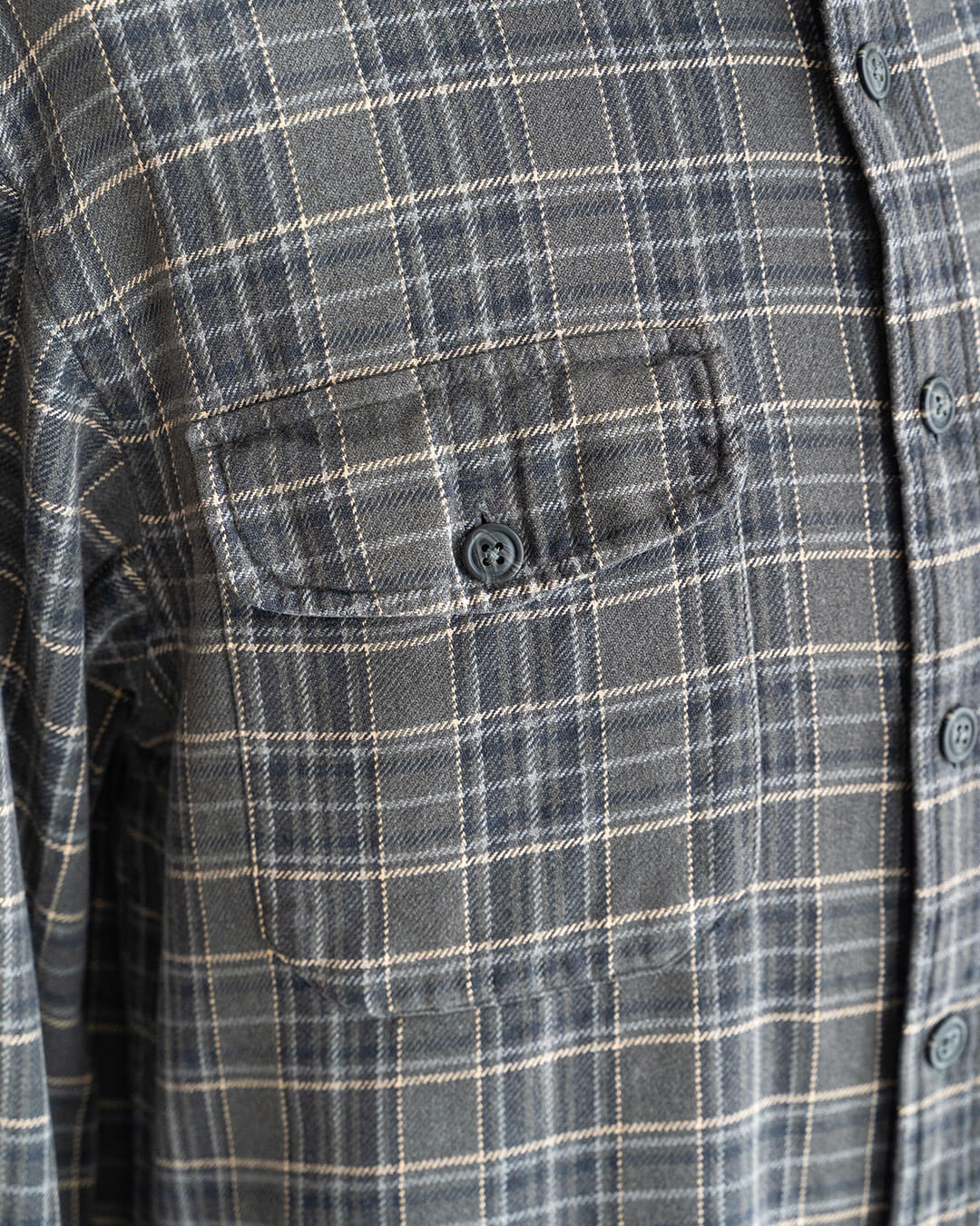【VINTAGE】90-00s OLD GAP Heavy Cotton Flannel Shirt (M)