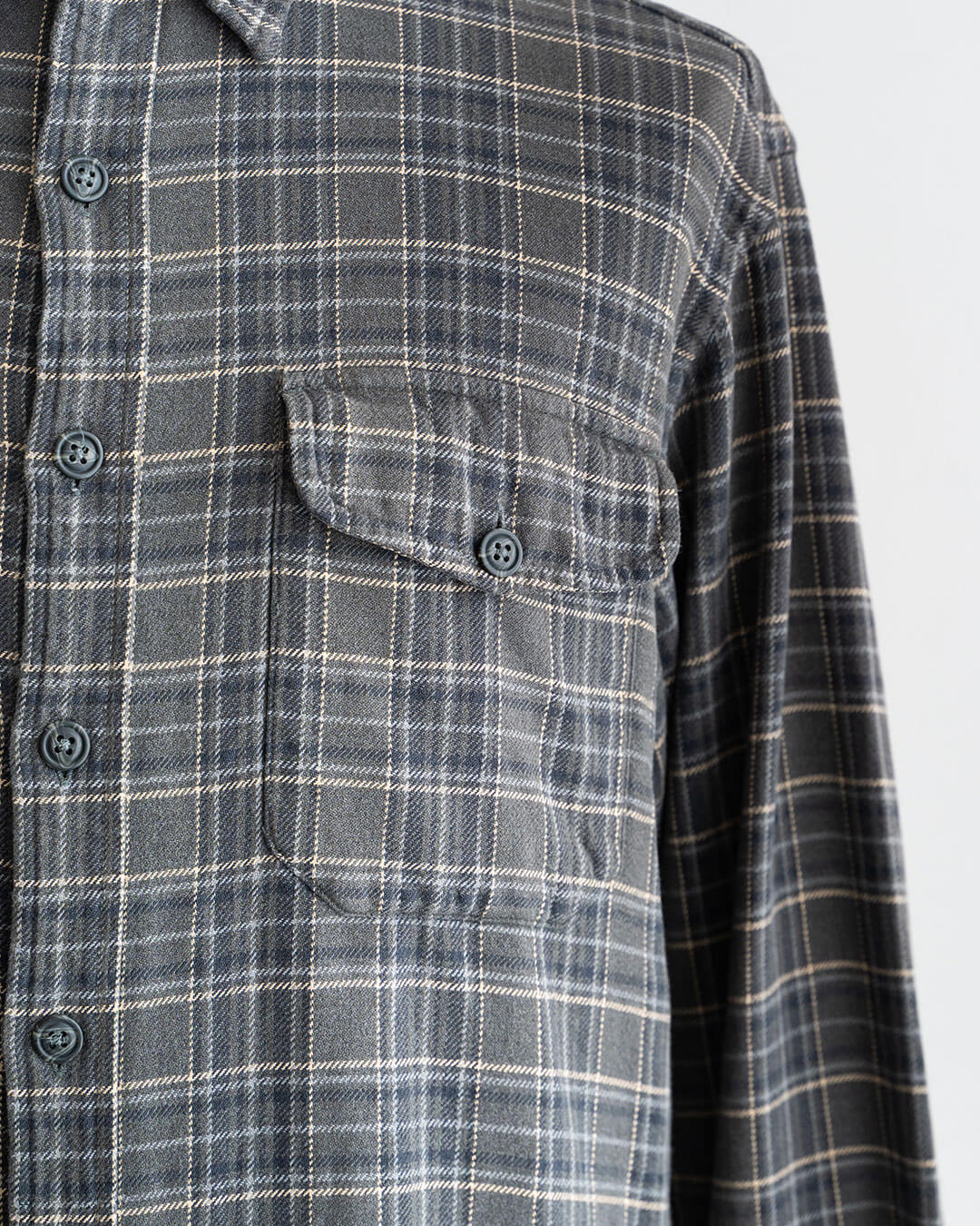 【VINTAGE】90-00s OLD GAP Heavy Cotton Flannel Shirt (M)