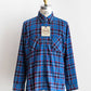 【DEADSTOCK】80-90s SAUGATUCK Cotton Flannel Shirt (L)