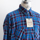 【DEADSTOCK】80-90s SAUGATUCK Cotton Flannel Shirt (L)