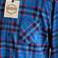 【DEADSTOCK】80-90s SAUGATUCK Cotton Flannel Shirt (L)