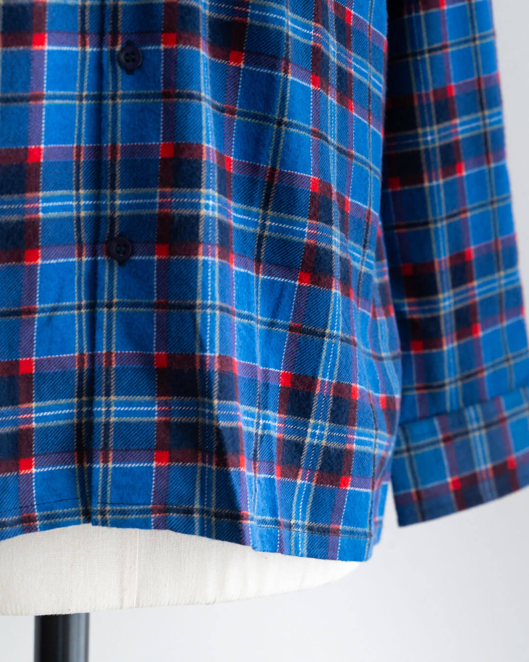 【DEADSTOCK】80-90s SAUGATUCK Cotton Flannel Shirt (L)