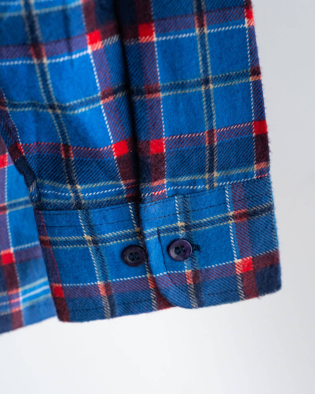 【DEADSTOCK】80-90s SAUGATUCK Cotton Flannel Shirt (L)