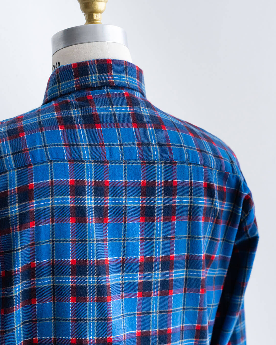 【DEADSTOCK】80-90s SAUGATUCK Cotton Flannel Shirt (L)