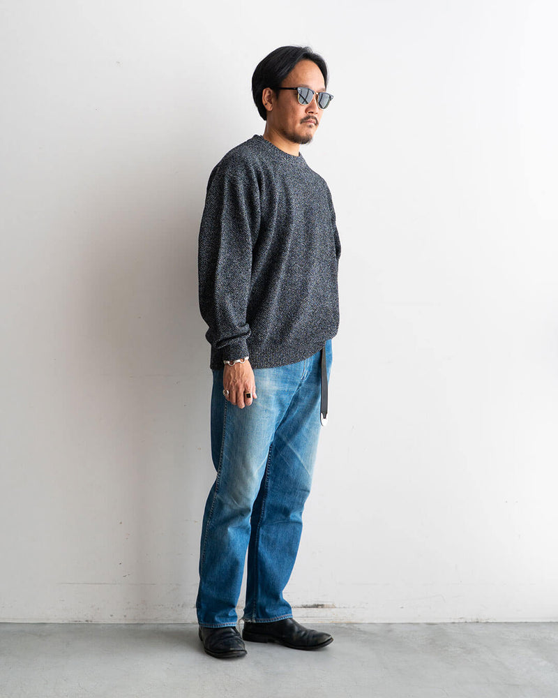 モデル 身長175cm　体重69kg / 着用サイズ 48 , カラー Melange Black