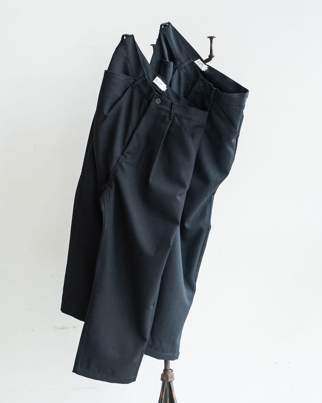 【STILL BY HAND】Wool Twill Wide Pants
