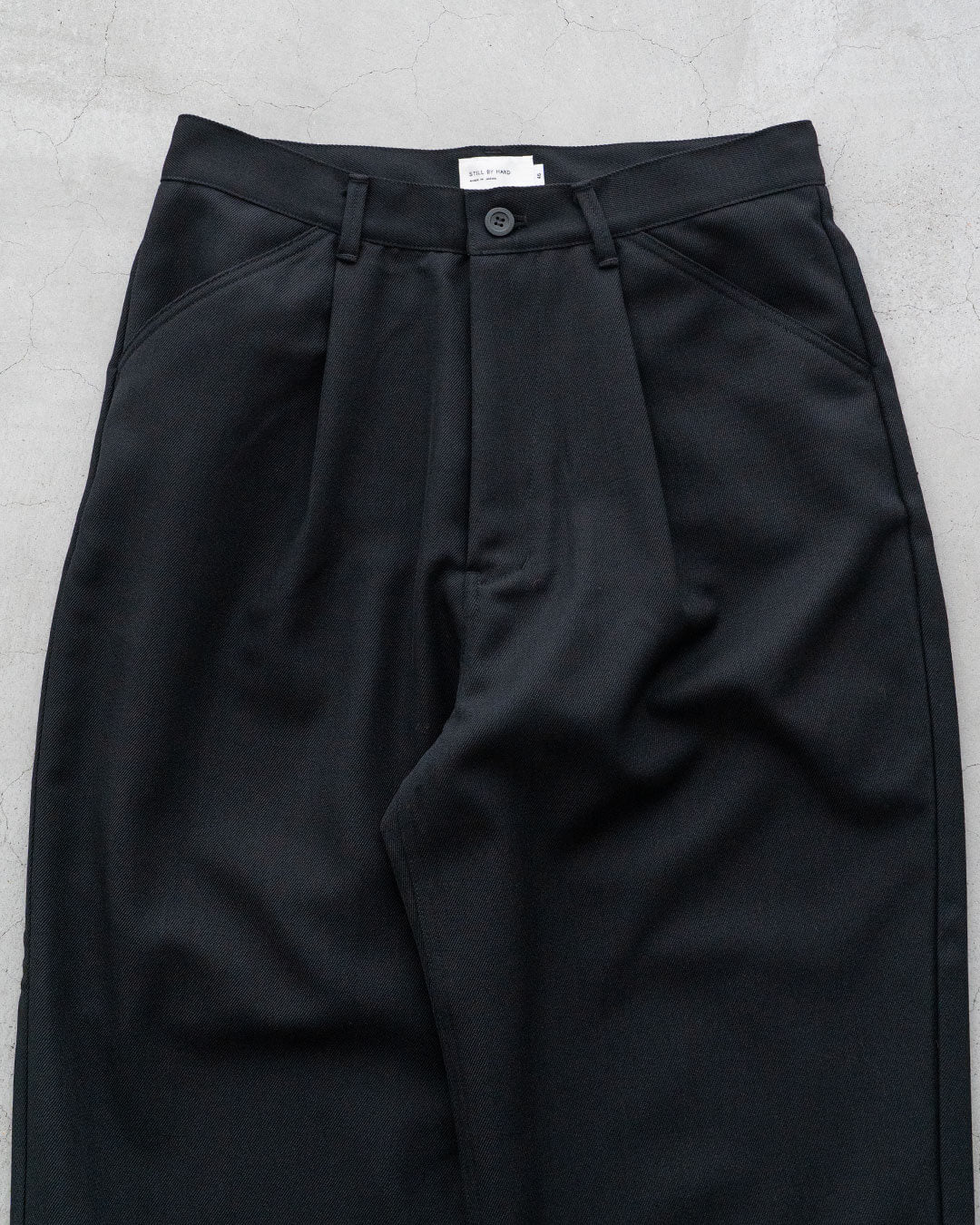 【STILL BY HAND】Wool Twill Wide Pants