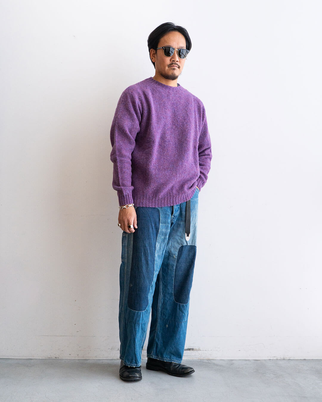 モデル 身長175cm 体重69kg / 着用サイズ 44 着用カラー CALLUNA