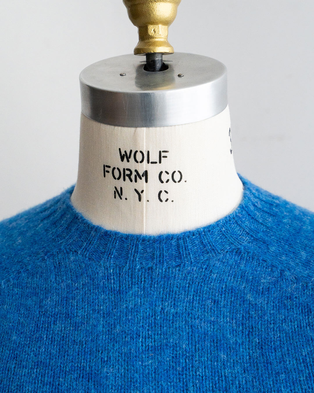 【BRICK】Shetland Wool Shaggy Dog Sweater『Made In Scotland』