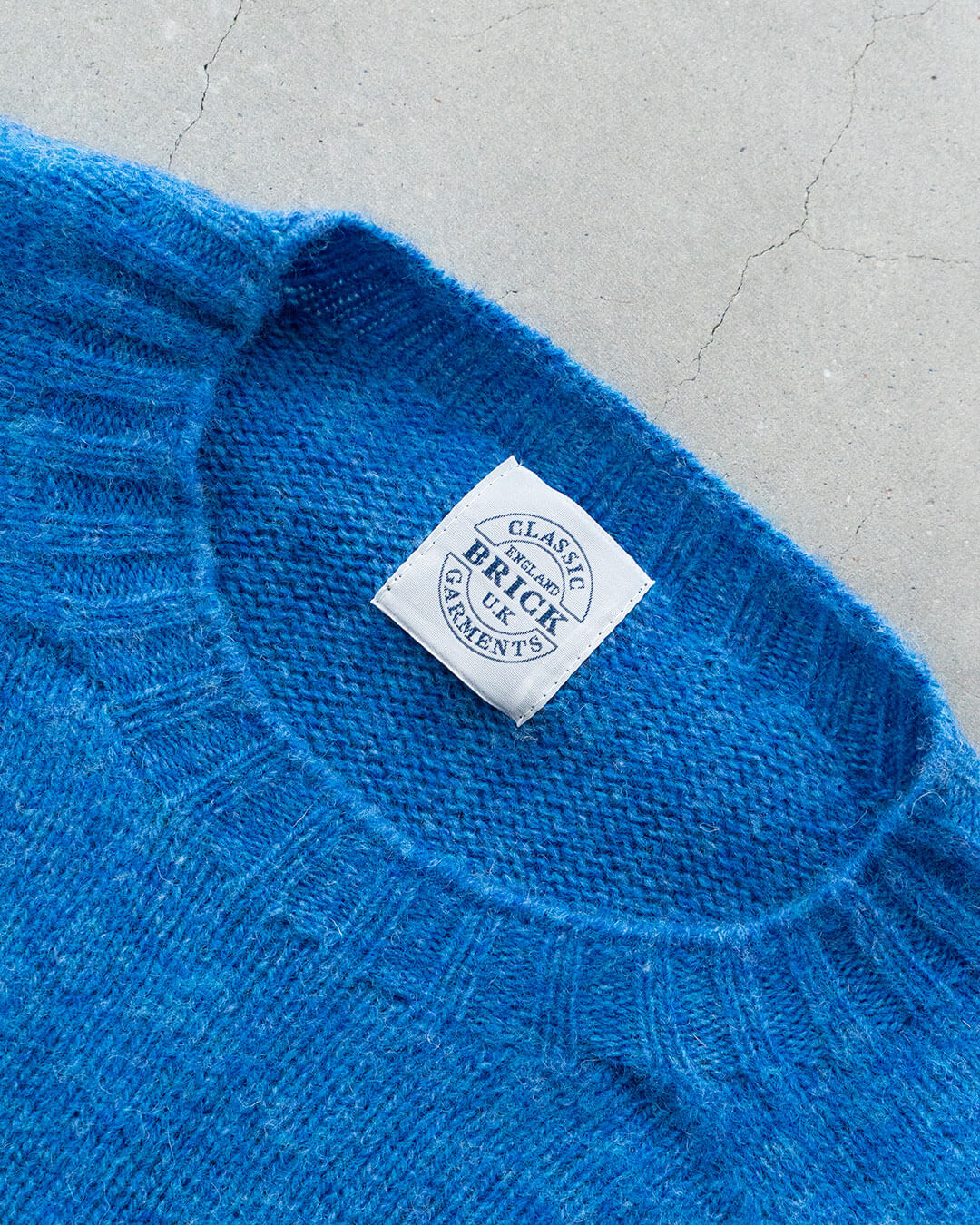 【BRICK】Shetland Wool Shaggy Dog Sweater『Made In Scotland』
