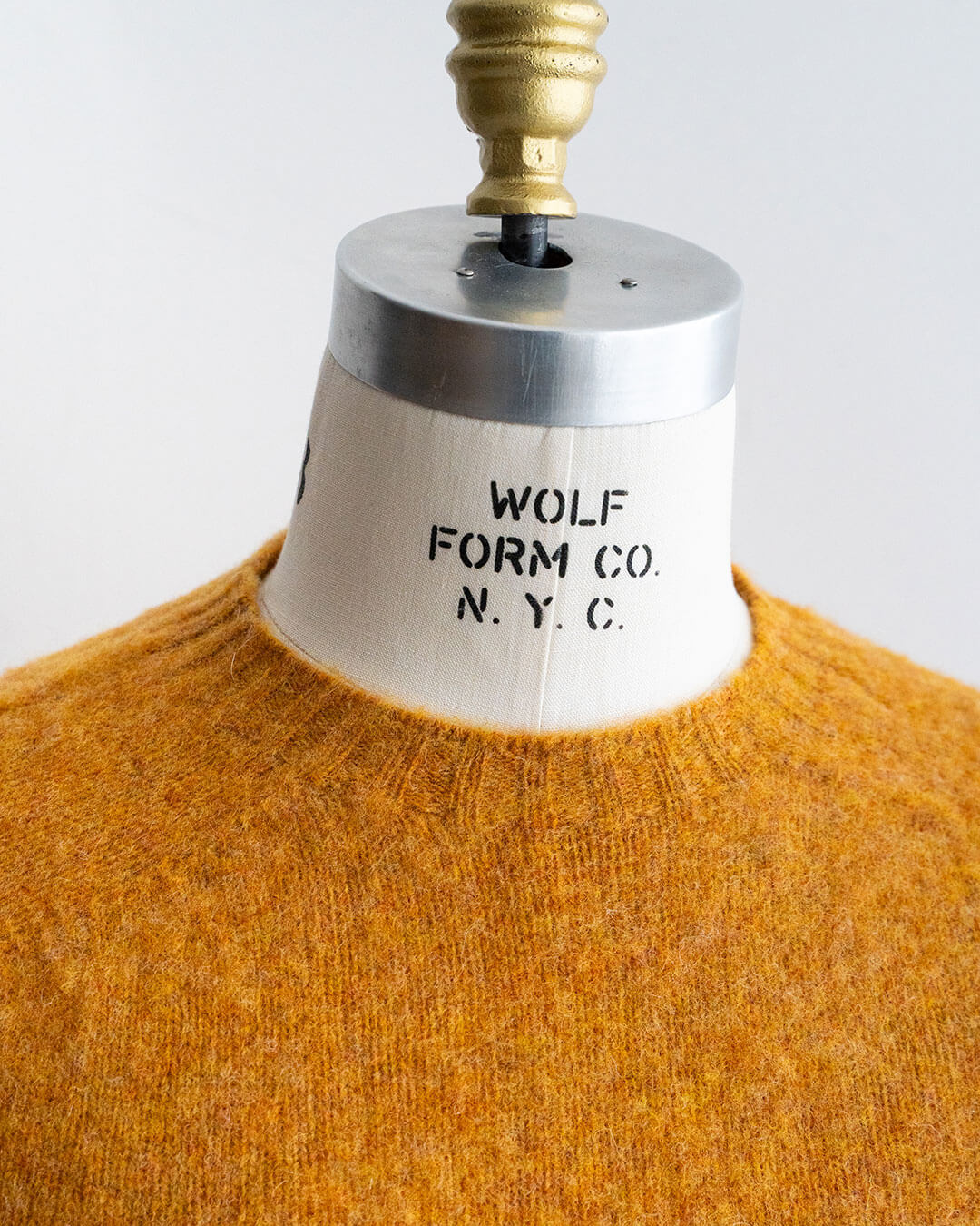 【BRICK】Shetland Wool Shaggy Dog Sweater『Made In Scotland』