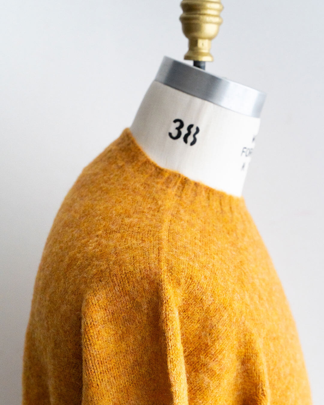 【BRICK】Shetland Wool Shaggy Dog Sweater『Made In Scotland』