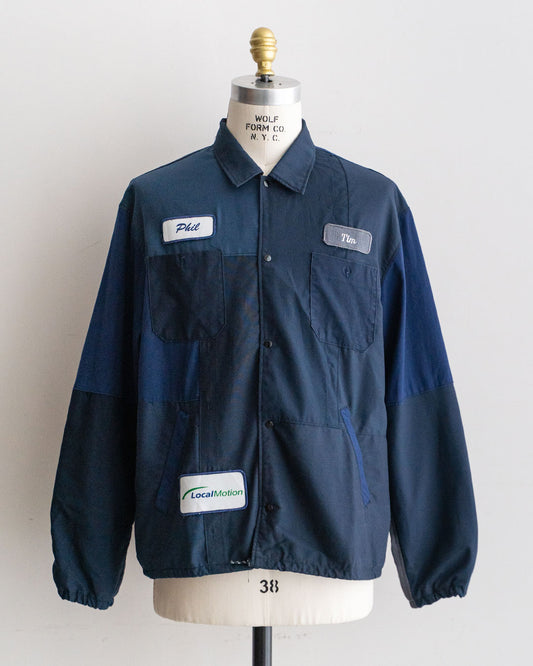【redad】Navy Work Shirts Remake Coach Jacket『Fort Exclusive』②