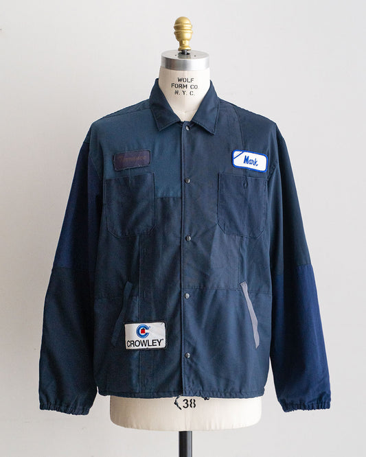 【redad】Navy Work Shirts Remake Coach Jacket『Fort Exclusive』③