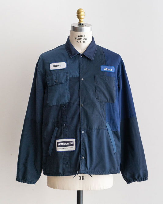 【redad】Navy Work Shirts Remake Coach Jacket『Fort Exclusive』⑤