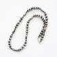 【Indian Jewelry】60-70s Vintage Navajo Pearl Handmade Silver Bead Necklace 『60cm』③