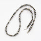 【Indian Jewelry】60-70s Vintage Navajo Pearl Handmade Silver Bead Necklace 『65cm』②