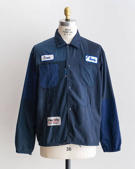 【redad】Navy Work Shirts Remake Coach Jacket『Fort Exclusive』⑥