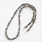【Indian Jewelry】60-70s Vintage Navajo Pearl Handmade Silver Bead Necklace 『70cm』①