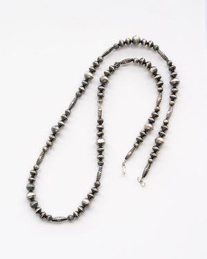 Indian Jewelry】60-70s Vintage Navajo Pearl Handmade Silver Bead