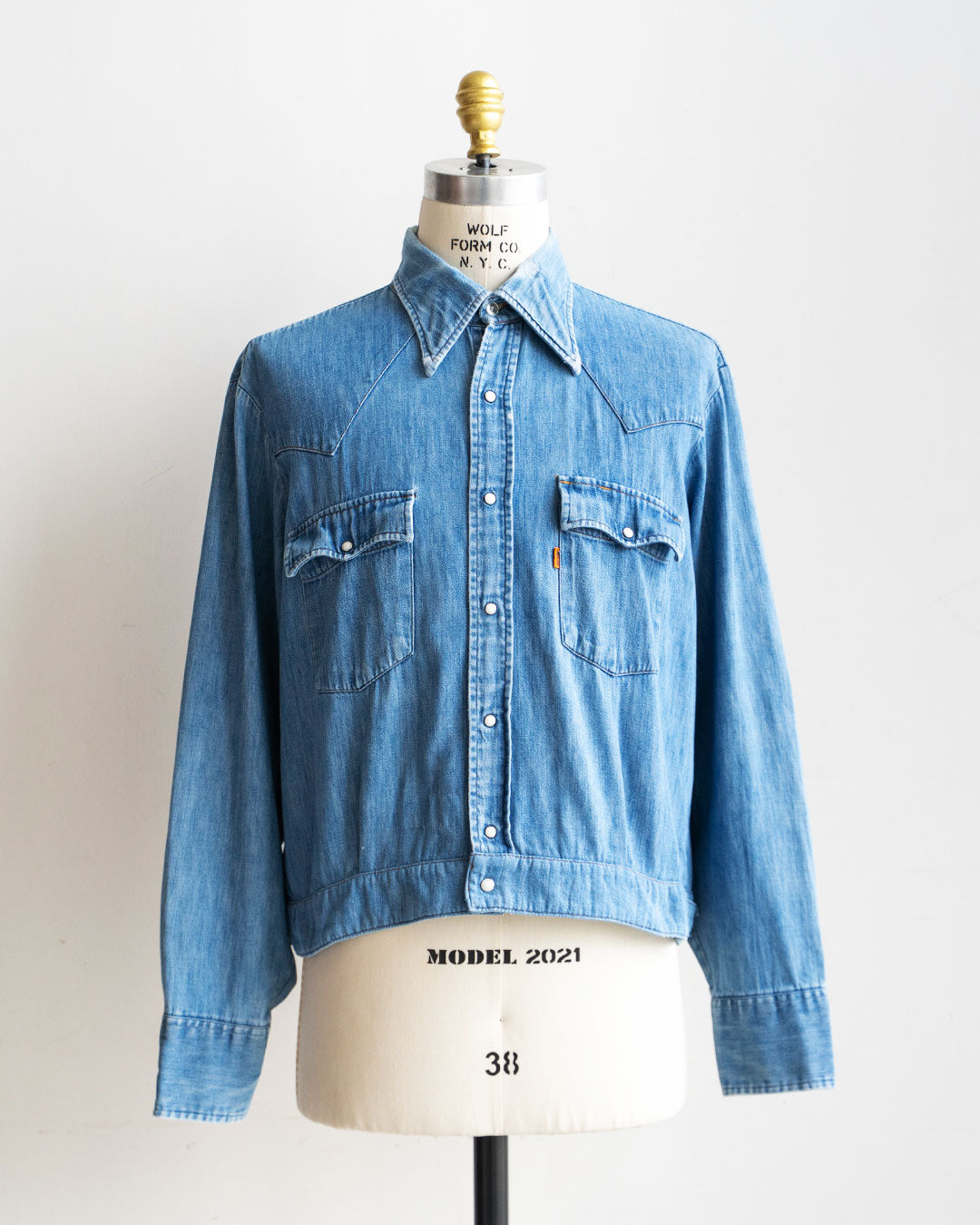 【HEXICO】Short Denim Western 『80-90s Western Shirt』⑦