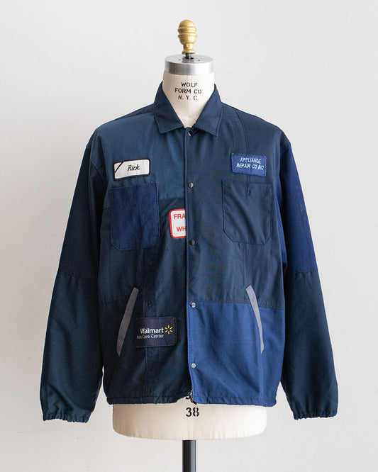 【redad】Navy Work Shirts Remake Coach Jacket『Fort Exclusive』⑦