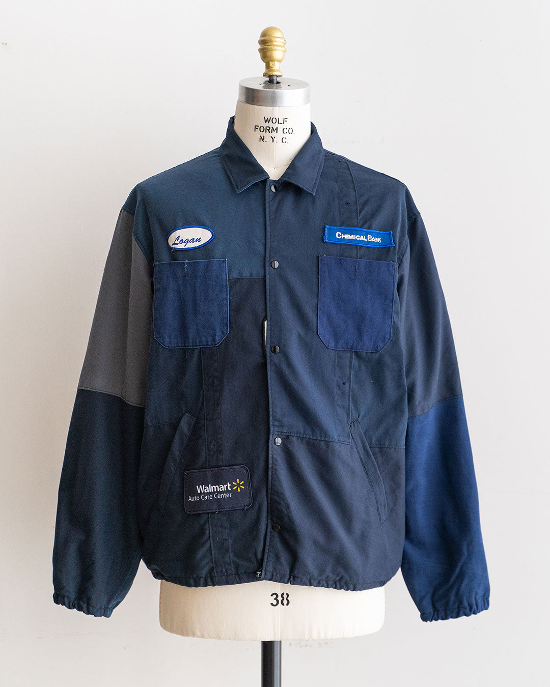 【redad】Navy Work Shirts Remake Coach Jacket『Fort Exclusive』⑧