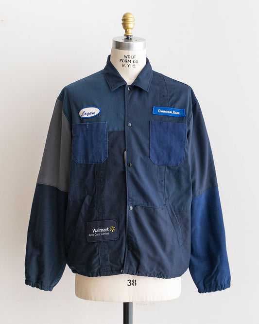 【redad】Navy Work Shirts Remake Coach Jacket『Fort Exclusive』⑧