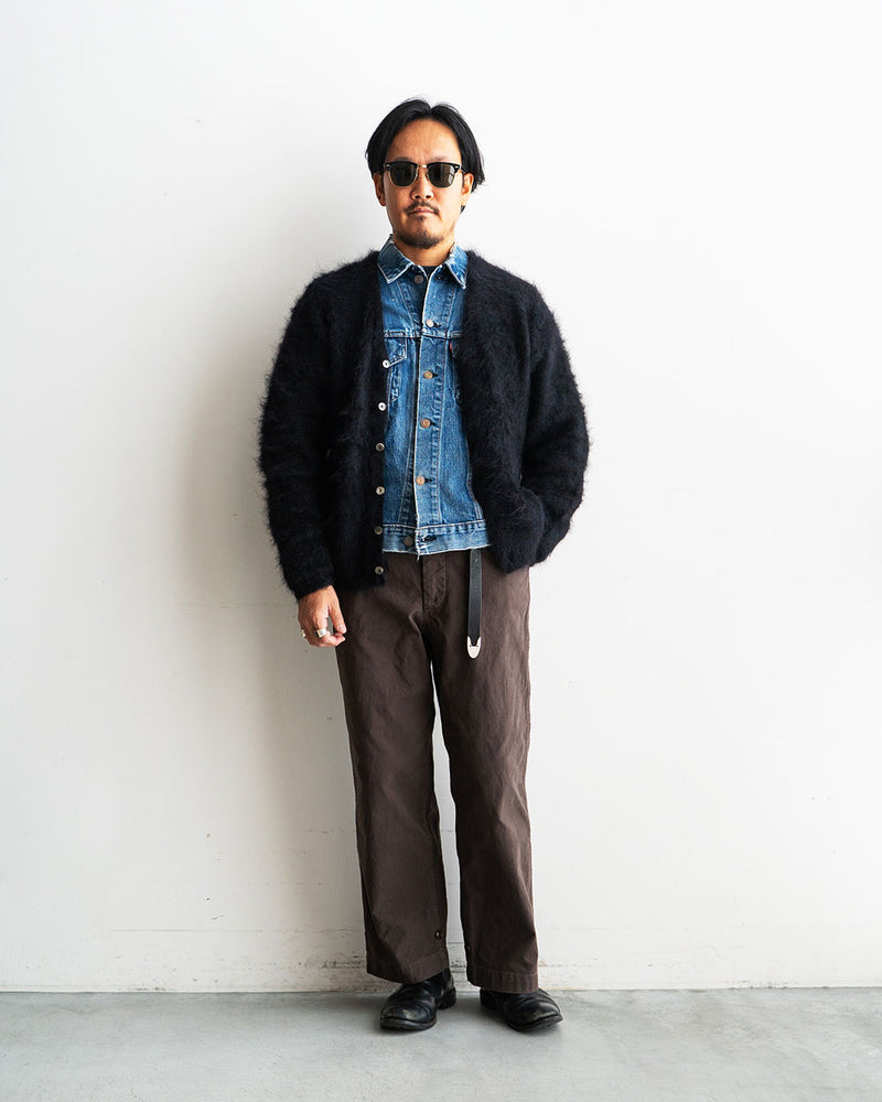 モデル 身長175cm　体重69kg
着用カラー Abstract Black / 着用サイズ One Size
