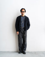 モデル 身長175cm　体重69kg
着用カラー Abstract Black / 着用サイズ One Size