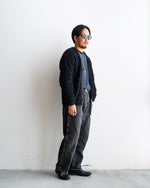 モデル 身長175cm　体重69kg
着用カラー Abstract Black / 着用サイズ One Size