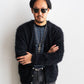 【Authentic Reproduction Products】Premium Classic Mohair Cardigan W/Pocket『Abstract Black』