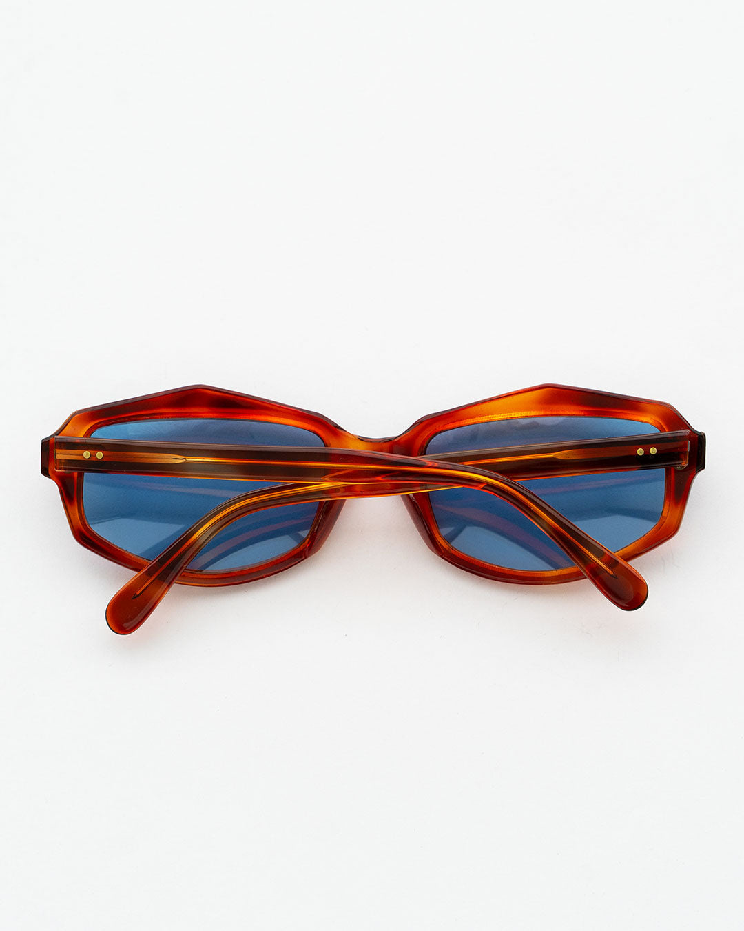 【VINTAGE】70s OCTAGON  glasses 『Made In France』