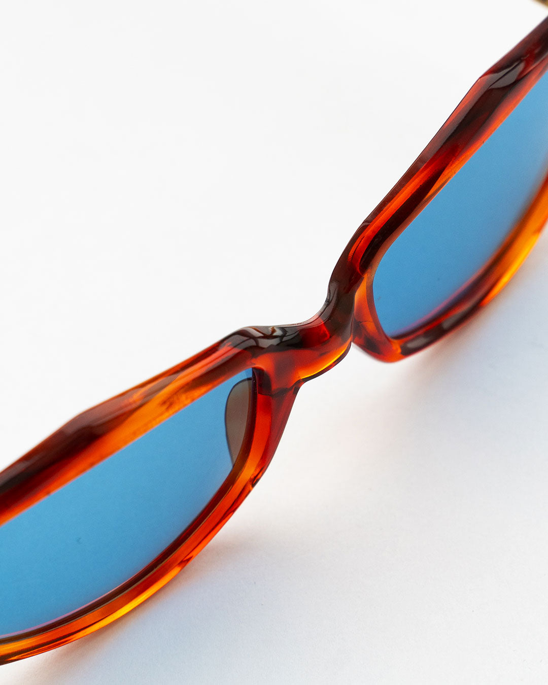 【VINTAGE】70s OCTAGON  glasses 『Made In France』