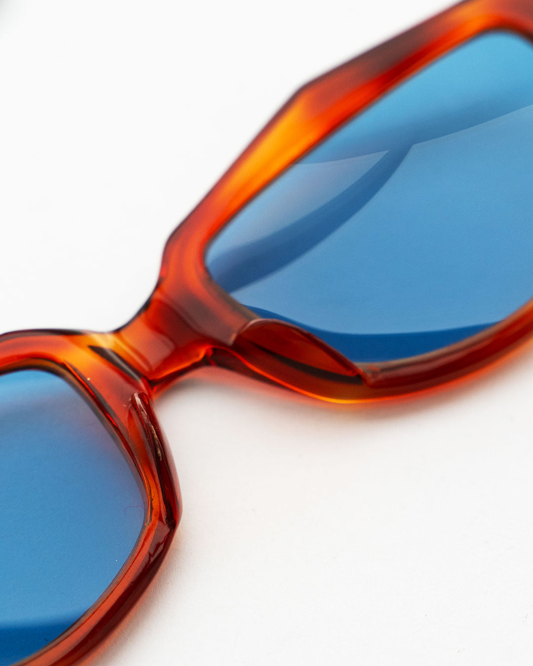 【VINTAGE】70s OCTAGON  glasses 『Made In France』